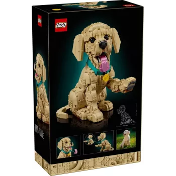 LEGO ICONS 11384 Cachorro de golden retriever