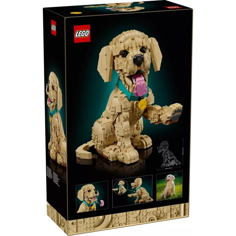LEGO ICONS 11384 Cachorro de golden retriever