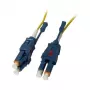 Cable de fibra óptica 2 fibras 15 m LC-LC 9/125 µm OS2 Uniboot giratorio Push/Pull AD 2 mm - Cable - Fibra monomodo (S215533)
