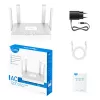Router Cudy WR1300E Wi-Fi 5 de doble banda (802.11ac), 1167 Mbit/s, 4 antenas externas, Gigabit Ethernet