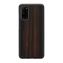 Funda para smartphone Man and Wood Galaxy S20 Ebony Negro — Funda protectora para Samsung Galaxy S20