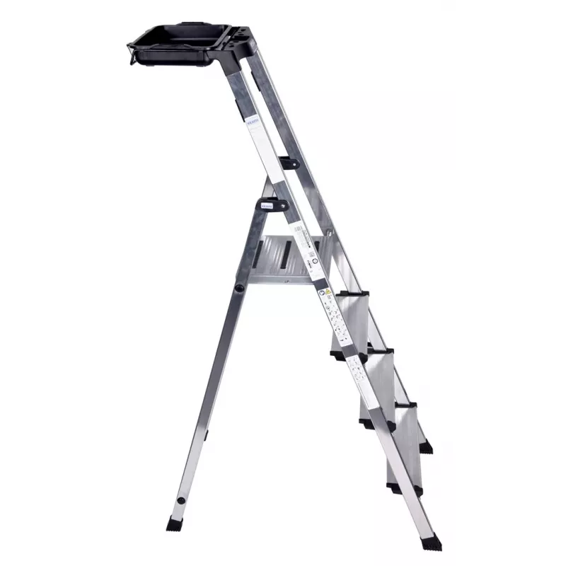 Escalera plegable Krause Secury plata