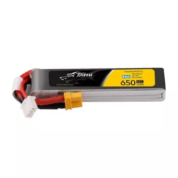 Batería LiPo Tattu 2s 650mAh 95C 7,6V HV con XT30 Long-Pack