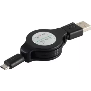 Cable USB ShiverPeaks BS14-18001 1 m USB A Micro-USB B negro