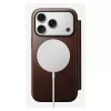 Funda para móvil Nomad Modern Leather Folio para iPhone 17 Pro, cuero/aluminio, 16 cm (6,3