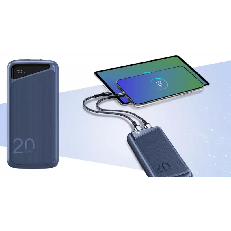 Batería externa portátil Navitel PWR20 MX BLUE 20000 mAh