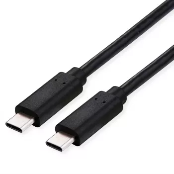 ROLINE Cable USB4 Gen3x2, CC, ST/ST, 40Gbit/s, 240W, negro, 0,5 m (11.02.9100)