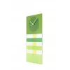 NeXtime Reloj de pared 2855gn Bold Stripes, 19 x 38 cm, pared, verde