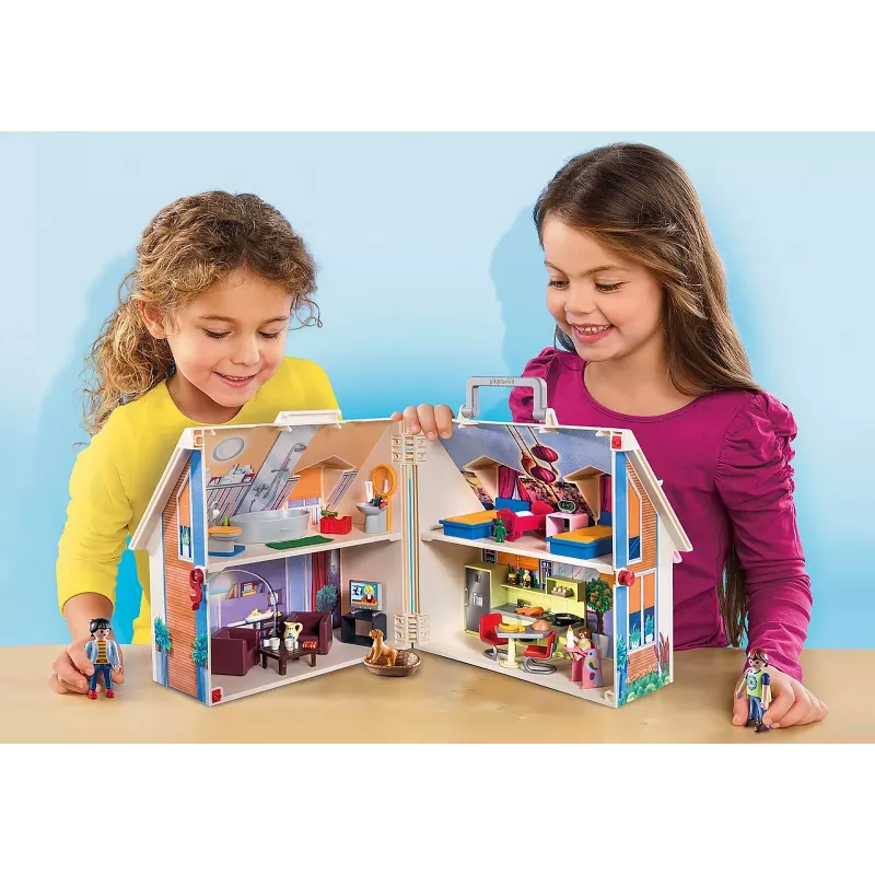 Set de construcción PLAYMOBIL Casa de muñecas 70985 multicolor plástico