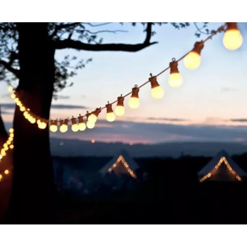 Lámpara Led Garland Garden STRING/E27 15M VS-613 Visional