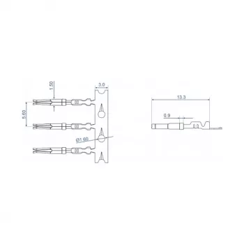 Contactos de crimpado para conector hembra D-Sub HD DeLOCK 66733