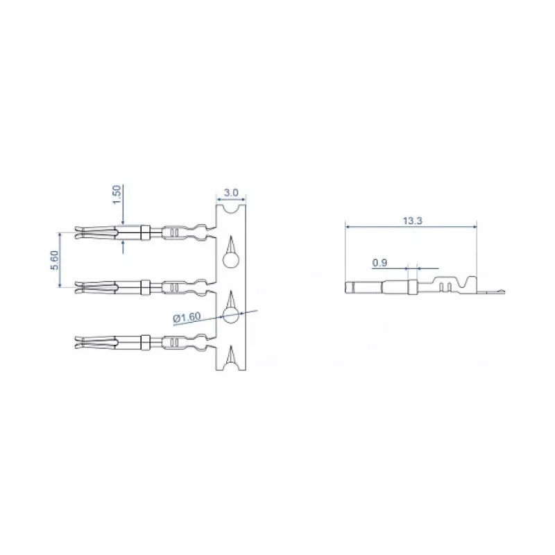 Contactos de crimpado para conector hembra D-Sub HD DeLOCK 66733
