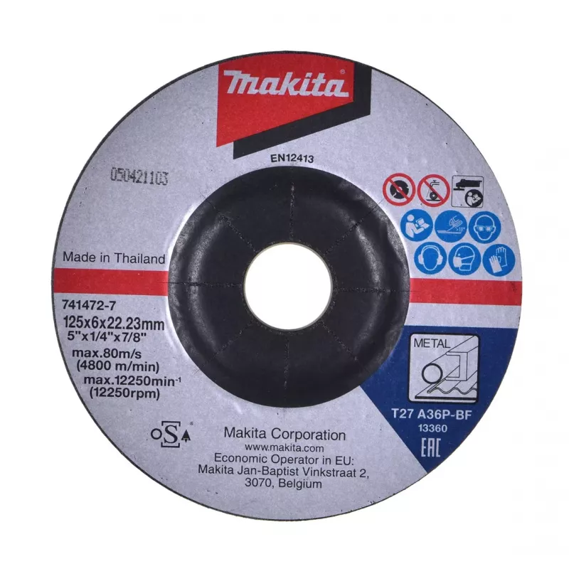 Amoladora angular Makita 9558HNR, 125 mm