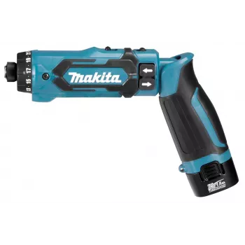 Atornillador/llave de impacto a batería Makita DF012DSE 650, 200 negro, azul