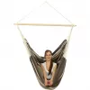 Silla colgante Brasil Gigante Café AZ-2030320, silla colgante de camping marrón/gris