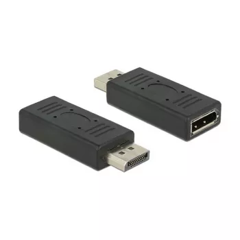 Cable DisplayPort DeLOCK 2xDisplayPort 1.2 65691 Negro