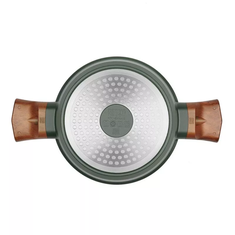 Olla de cocción RESTO 93701 — 20 cm de diámetro, 2,6 L de capacidad, menaje para cocina