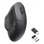 Ratón inalámbrico Keychron M7 8K negro — diseño ergonómico compacto, recargable