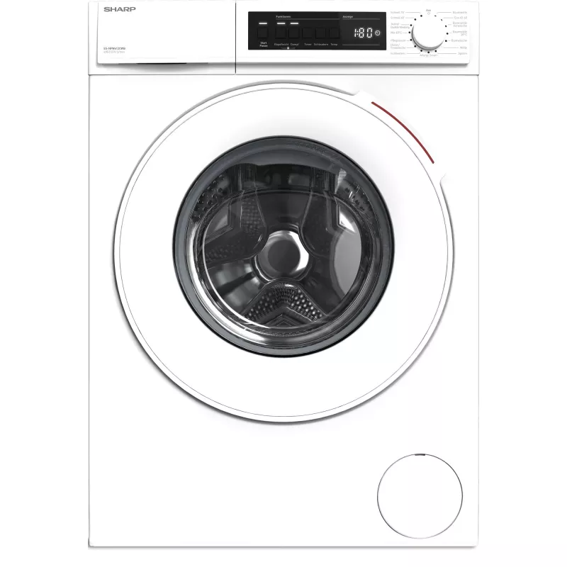 Sharp ES-NFW612CWB-DE lavadora carga frontal 6 kg 1200 rpm blanca