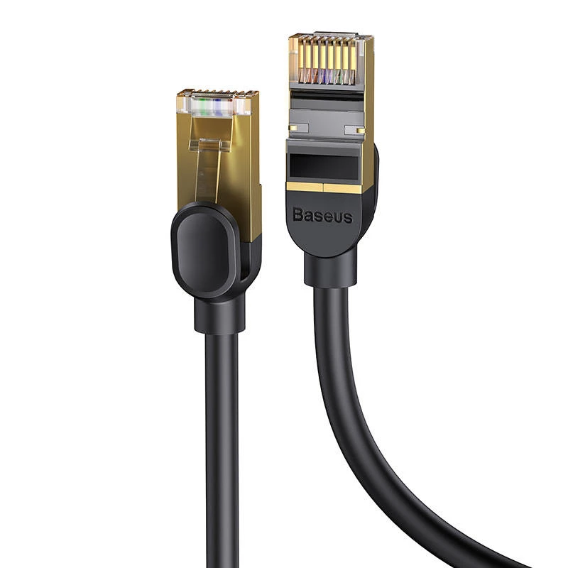 Cable de red Baseus Ethernet RJ45, 10Gbps, 1 m (negro)