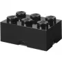 LEGO Storage Brick 6, caja de almacenamiento negra