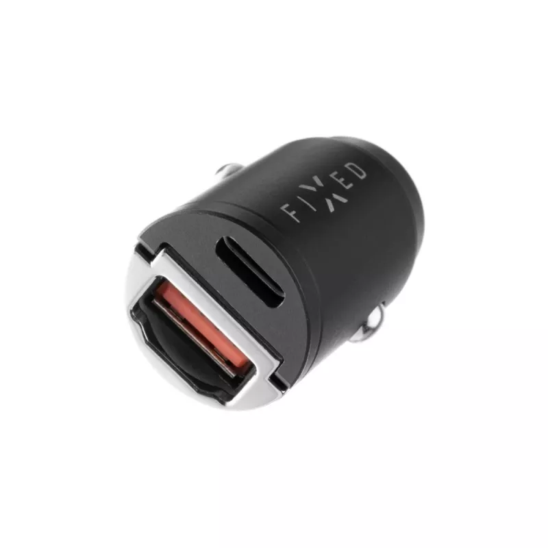 Cargador de coche FIXED FIXCC30M-CU-BK 30W USB‑C para tomas de corriente del vehículo