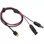 Cable de carga EcoFlow LMC4-XT60I-3.5M negro rojo