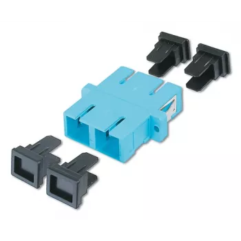 Acoplador de fibra óptica Digitus dúplex SC a SC MM OM3