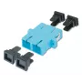 Acoplador de fibra óptica Digitus dúplex SC a SC MM OM3