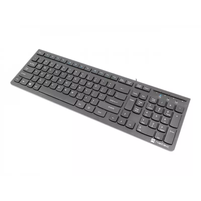 Natec Discus 2 - teclado - QWERTY - US - negro - teclado - inglés de EE. UU. - negro