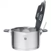 ZWILLING SIMPLIFY 66870-004-0 set de ollas acero inoxidable 4 pzas. plata negro