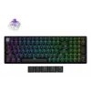 Teclado mecánico Keychron K4 HE con interruptores magnéticos Gateron Double‑Rail Magnetic Nebula, inalámbrico, negro, distribución US