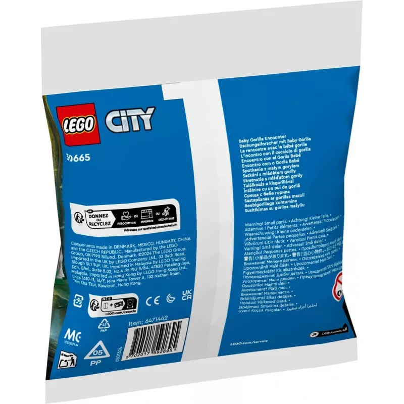 LEGO City 30665 Encuentro con el gorila bebé