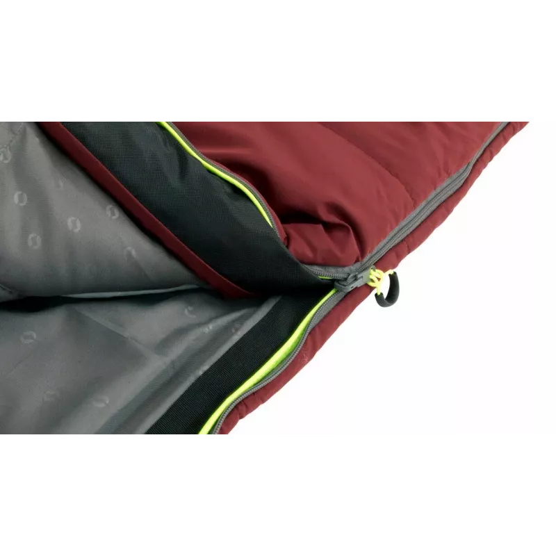 Sac de dormir Outwell Contour Junior rectangular poliéster 170 cm x 70 cm, rojo