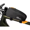 Morobbia Tube Bag, cesta/bolsa de bicicleta (negra, bolsa de tubo superior 0,7 L)