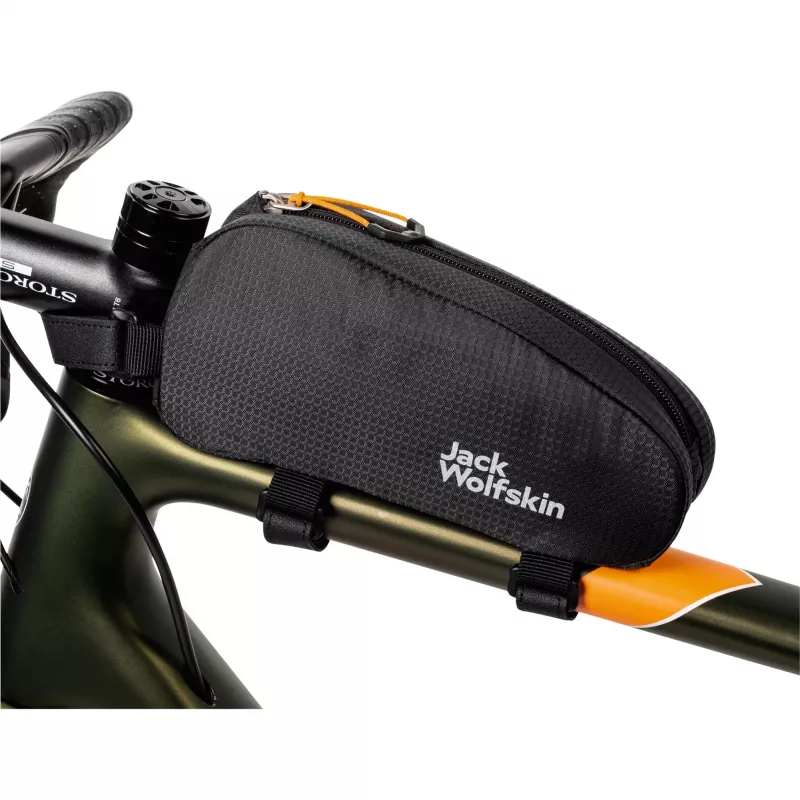 Morobbia Tube Bag, cesta/bolsa de bicicleta (negra, bolsa de tubo superior 0,7 L)