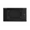 Rack de pared LANBERG WF02-6606-10B 6U 600x374,3x600 mm acero inoxidable negro