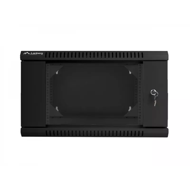 Rack de pared LANBERG WF02-6606-10B 6U 600x374,3x600 mm acero inoxidable negro