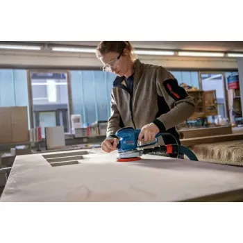 Bosch GEX 34-150 Professional lijadora excéntrica 12000 rpm 24000 OPM negro, azul, gris, rojo