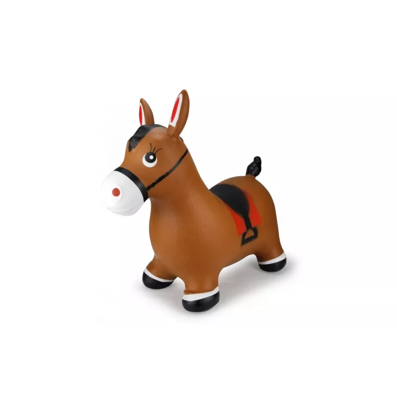 Animales de juguete inflables Jamara caballo saltarín marrón con bomba