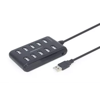 Hub USB Gembird UHB-U2P10P-01 — hub USB 2.0 de 10 puertos