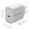 Cargador QOLTEC Super Quick PD 20W USB-C (5V/12V) – cargador rápido portátil