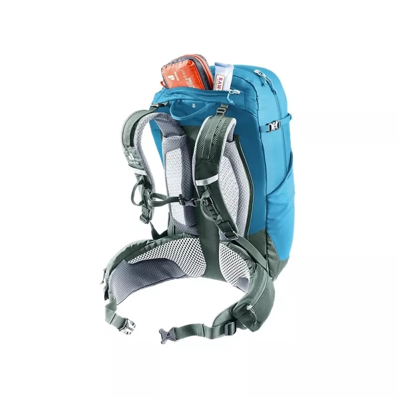 Mochila de senderismo Deuter Trail Pro 33 wave-ivy