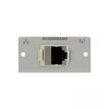 Kindermann 7444000523 RJ-45 Gender Changer 1:1, módulo Snap-In para placa frontal