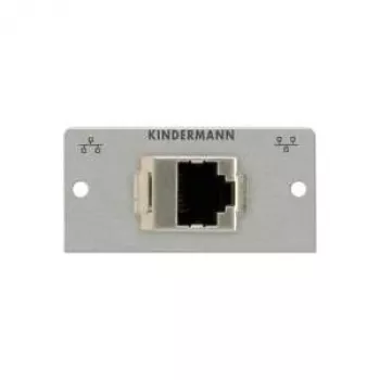 Kindermann 7444000523 cambiador de género RJ-45 1:1, módulo snap-in para panel frontal