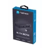 Hub USB NATEC Moth 4 puertos USB 3.2 Gen 1 Type-A (5000 Mbit/s), alimentado por USB, negro, cable de 0,15 m