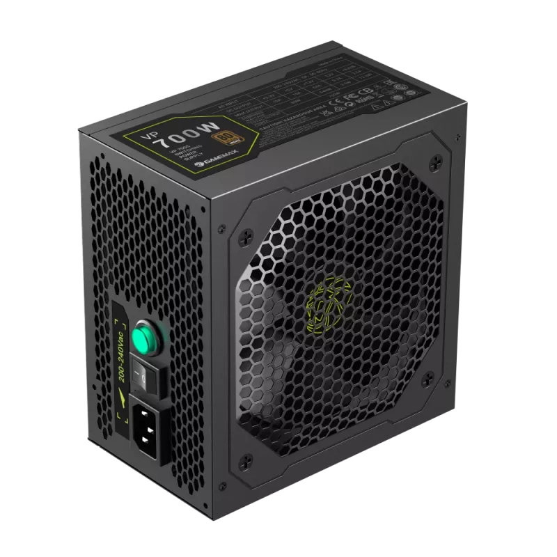 Fuente de alimentación Gamemax, 80 PLUS, Standard | VP 700S | 700 W