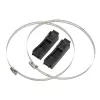 Caja de terminación de fibra óptica Extralink Jennifer 16 hilos negra con conector