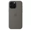 Silicone Case con MagSafe para iPhone 16 Pro Max - gris piedra