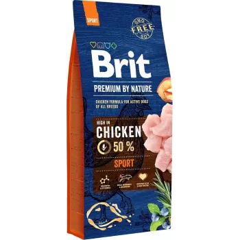 BRIT Premium by Nature Sport Chicken - pienso seco para perros - 15 kg